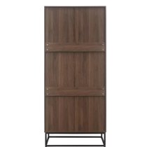 Huston Wooden Wardrobe With 2 Doors And 1 Drawer In Walnut