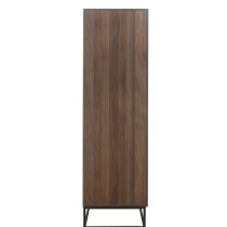 Huston Wooden Wardrobe With 4 Doors In Walnut