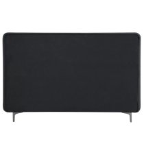 Finns Fabric Double Bed In Charcoal