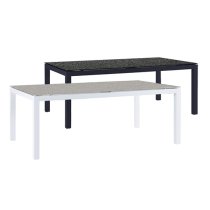 Pengta Outdoor 225cm Ceramic Top Dining Table In Stone