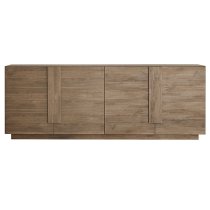 Jining Wooden Sideboard With 4 Doors In Oak