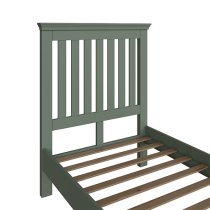 Skokie Wooden Single Bed In Cactus Green