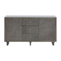 Daqing Wooden Sideboard With 2 Door 3 Drawer In Shagreen Effect