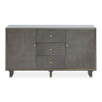 Daqing Wooden Sideboard With 2 Door 3 Drawer In Shagreen Effect