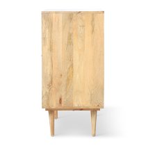 Mixco Wooden Drinks Cabinet With 2 Doors In Natural