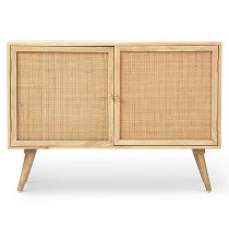 Mixco Wooden Sideboard With 2 Doors In Natural