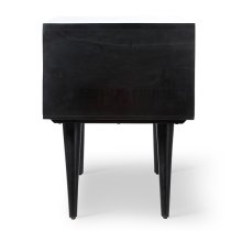 Vlore Wooden Computer Desk With 2 Drawers In Black