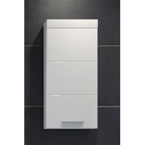 Disuq Wall Hung High Gloss Bathroom Furniture Set 2 In White