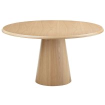 Sousse Round Wooden Coffee Table In Oak