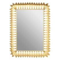 Cascade Wall Bedroom Mirror In Gold Leaf Frame