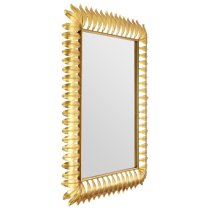 Cascade Wall Bedroom Mirror In Gold Leaf Frame