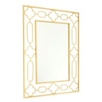 Cascade Wall Bedroom Mirror In Gold Frame