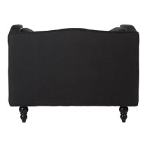 Essence Upholstered Fabric Armchair In Black