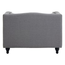 Essence Upholstered Fabric Armchair In Grey