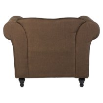 Kelly Upholstered Fabric Armchair In Natural