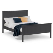 Madge Wooden Single Bed In Anthracite