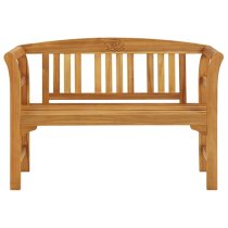 Edhitha 114cm Wooden Garden Seating Bench In Natural