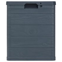 Janya Plastic Garden Storage Box In Anthracite