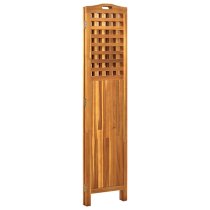 Filiz 3 Panels 121cm x 2cm x 170cm Room Divider In Acacia Wood