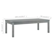 Oni Rectangular Outdoor Wooden Coffee Table In Grey Wash