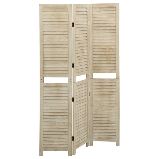 Helsa Wood Paulownia 3 Panels 105cm x 165cm Room Divider