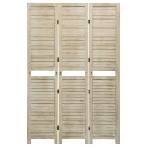 Helsa Wood Paulownia 3 Panels 105cm x 165cm Room Divider