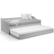 Esslingen Wooden Daybed With Guest Bed In Dove Grey