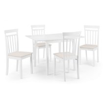 Ranee Extending Wooden Dining Table In White