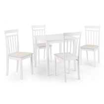 Ranee Extending Wooden Dining Table In White