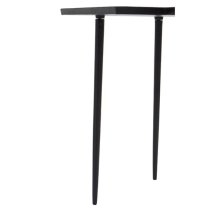 Simbala Metal Side Table In Nickel And Black