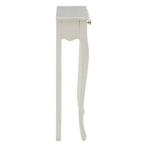 Luria Wooden Console Table With 1 Drawer In White