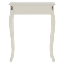 Luria Wooden Console Table With 1 Drawer In White