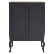 Luria Wooden Chest Of 4 Drawers In Dark Grey