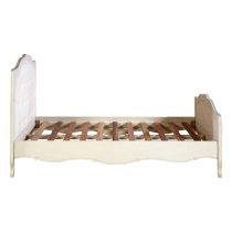 Luria Wooden Double Bed In White