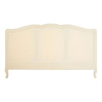 Luria Wooden Super King Size Bed In White