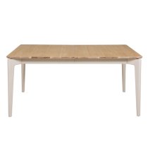 Marlon Wooden Extending Dining Table In Oak And Taupe