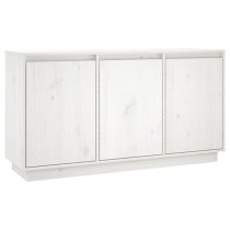 Griet Pine Wood Sideboard With 3 Doors In White