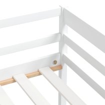 Piera Pine Wood Single Day Bed In White