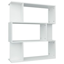 Tenley Wooden Bookcase And Room Divider In White