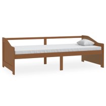 Evania Pine Wood Single Day Bed In Honey Brown