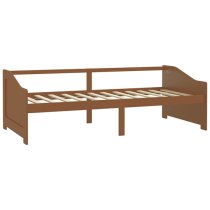 Evania Pine Wood Single Day Bed In Honey Brown