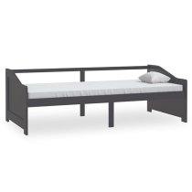 Evania Pine Wood Single Day Bed In Dark Grey