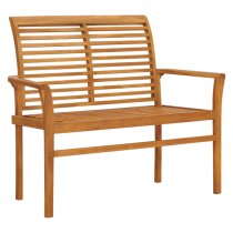 Elena Wooden Garden Seating Bench In Natural