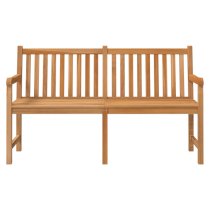 Jota 150cm Wooden Garden Seating Bench In Natural