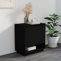 Hestia Wooden Sideboard With 2 Doors In Black