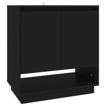 Hestia Wooden Sideboard With 2 Doors In Black