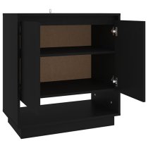 Hestia Wooden Sideboard With 2 Doors In Black