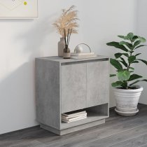 Hestia Wooden Sideboard With 2 Doors In Concrete Effect