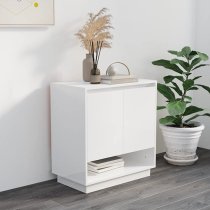 Hestia High Gloss Sideboard With 2 Doors In White