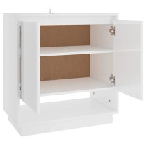 Hestia High Gloss Sideboard With 2 Doors In White